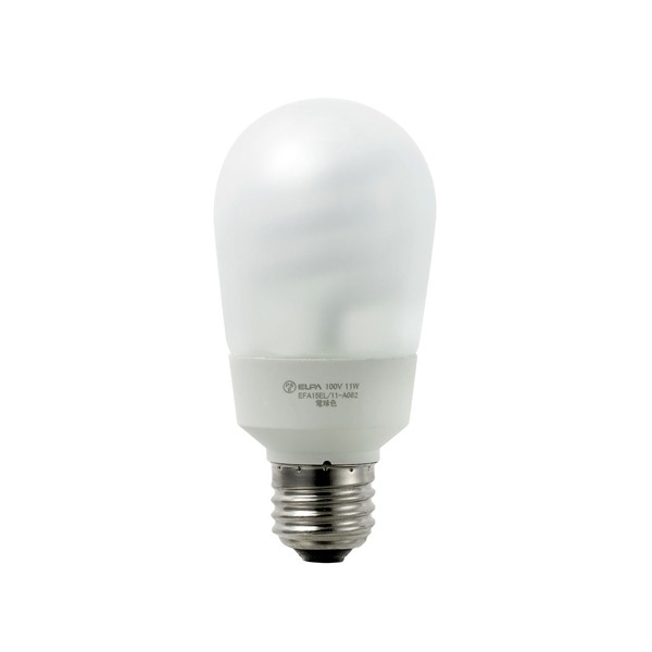 エルパ(ELPA) 電球形蛍光灯 60W形 3波長形 電球色 E26 EFA15EL／11