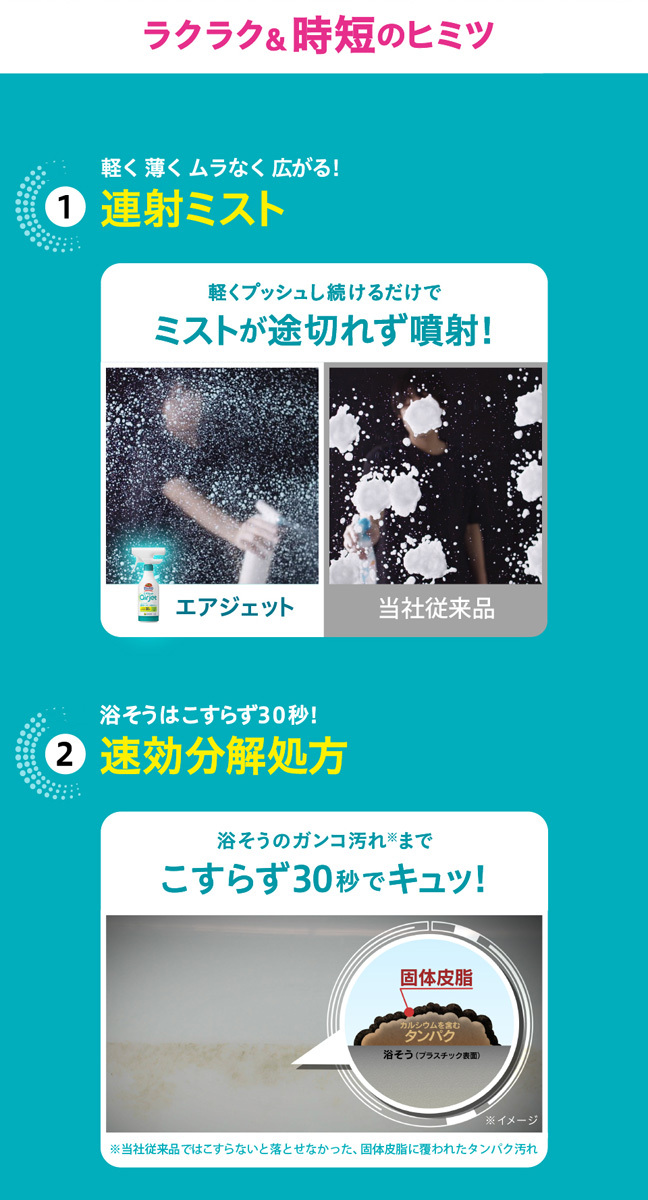 バスマジックリン お風呂用洗剤 エアジェット ハーバルシトラス つめかえ用 ( 350ml )/ バスマジックリン  :4901301393296:爽快ドラッグ - 通販 - Yahoo!ショッピング