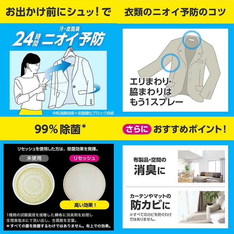 花王 kao リセッシュ除菌ＥＸ ガーデンローズの香り つめかえ用 大 4901301412218 取り寄せ商品 超人気高品質