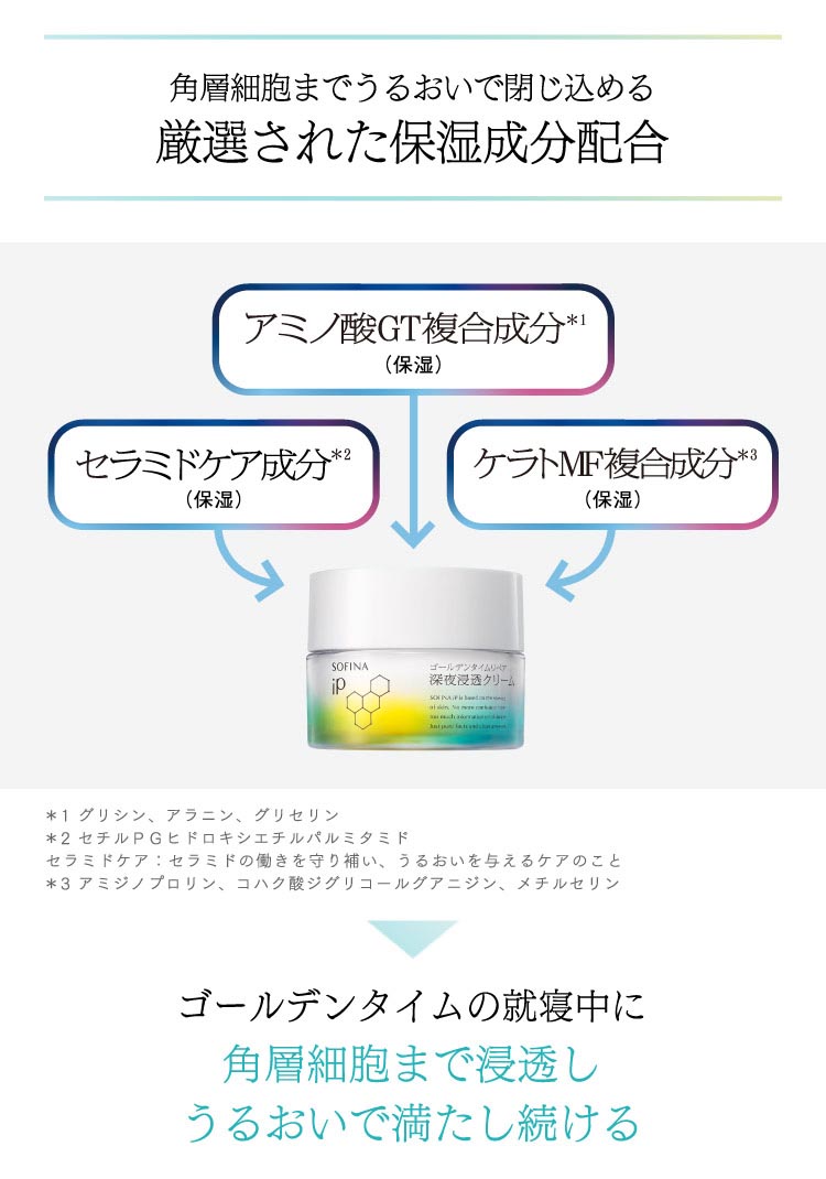 ソフィーナ iP ゴールデンタイムリペア 深夜浸透クリーム ( 55g