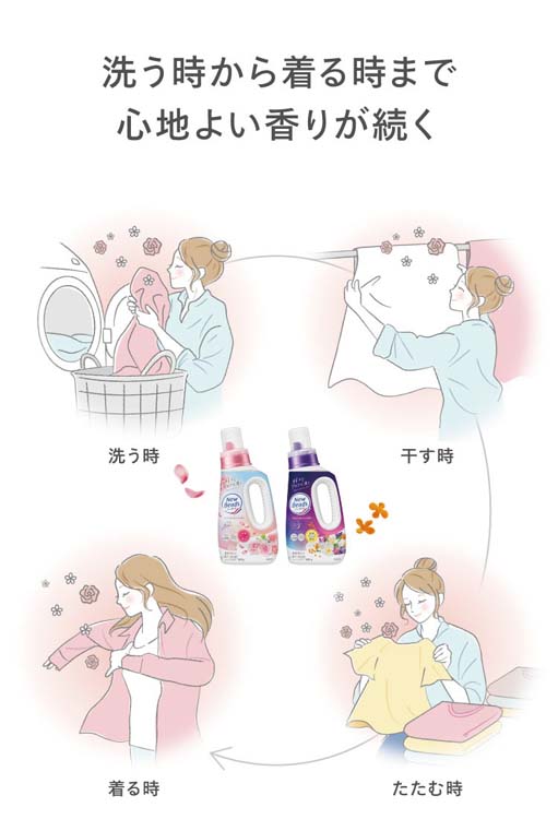 ニュービーズ ジャスミン＆ムスクの香り つめかえ用 ( 2650g )/ : 爽快
