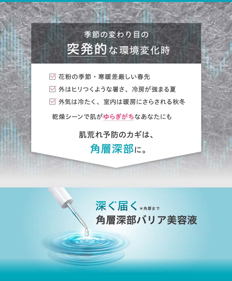 キュレル 潤浸保湿 角層深部バリア美容液 ( 30ml )/ 乾燥 美容液 保湿