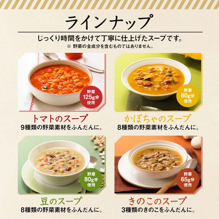 食品 【匿名配送】たっぷり野菜のスープ 3種各12袋 合計36袋 長期保存
