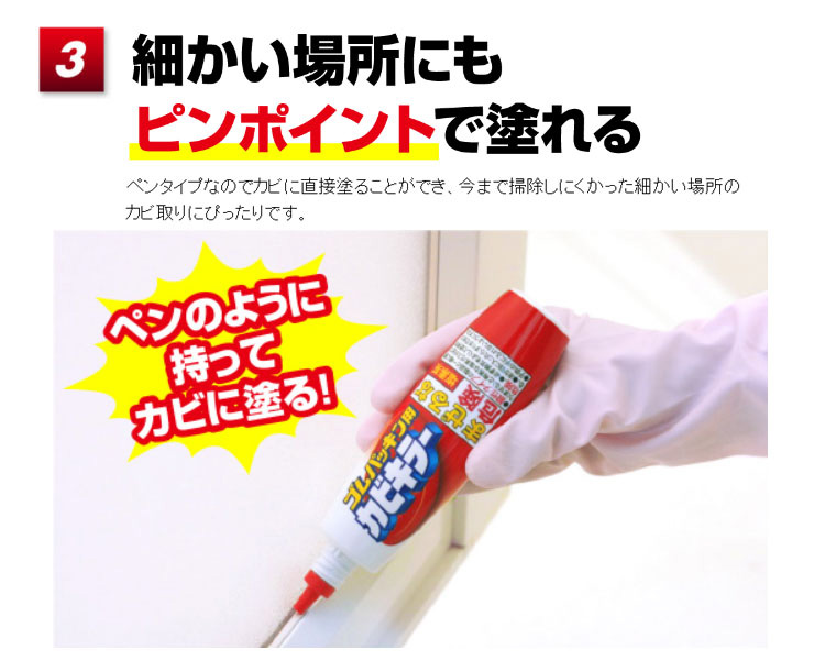 カビキラー ゴムパッキン用カビキラー カビ取り剤 ペンタイプ ( 100g