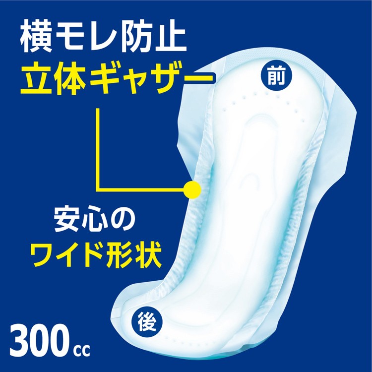 贈呈 ケース販売 ポイズ 肌ケアパッド 一気に出る多量モレに安心用 超吸収ワイド300cc 12枚入×9袋 日本製紙クレシア 88280  qdtek.vn