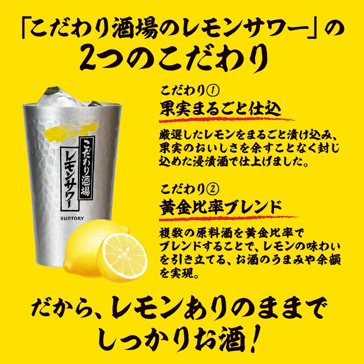 サントリー こだわり酒場のレモンサワーの素 コンク レモンサワー 業務 