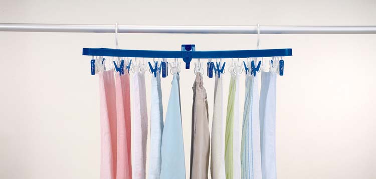 LST サイドフック付き角ハンガー ピンチ42個付き #24849 ( 1個 )/ TOWA