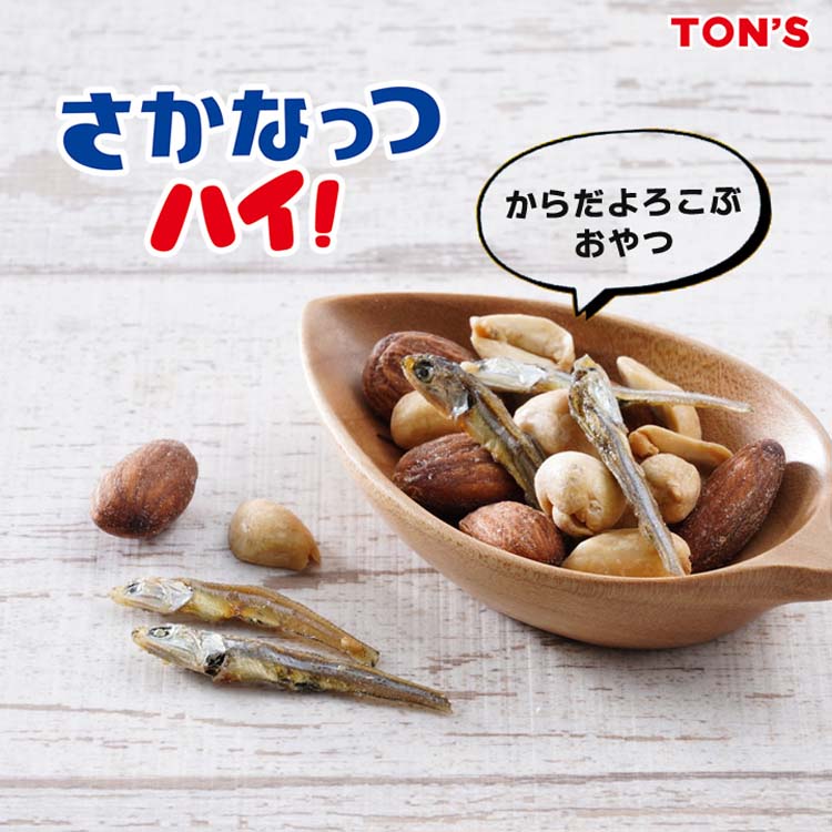 東洋ナッツ食品 さかなっつハイ！ 小箱 ( 10g*30袋入 )/ TON'S おやつ