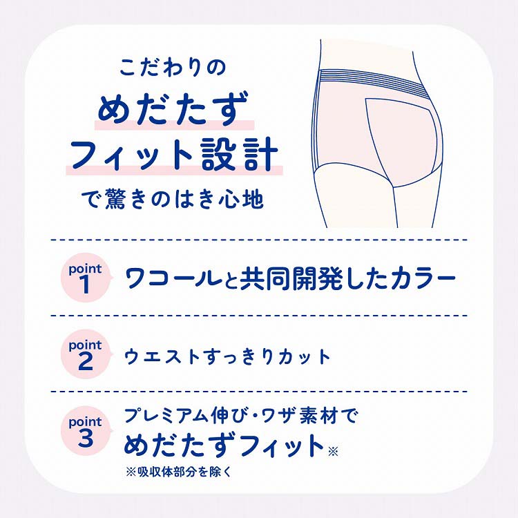 アテント 超うすパンツ 下着爽快 エレガントピンクべージュ M