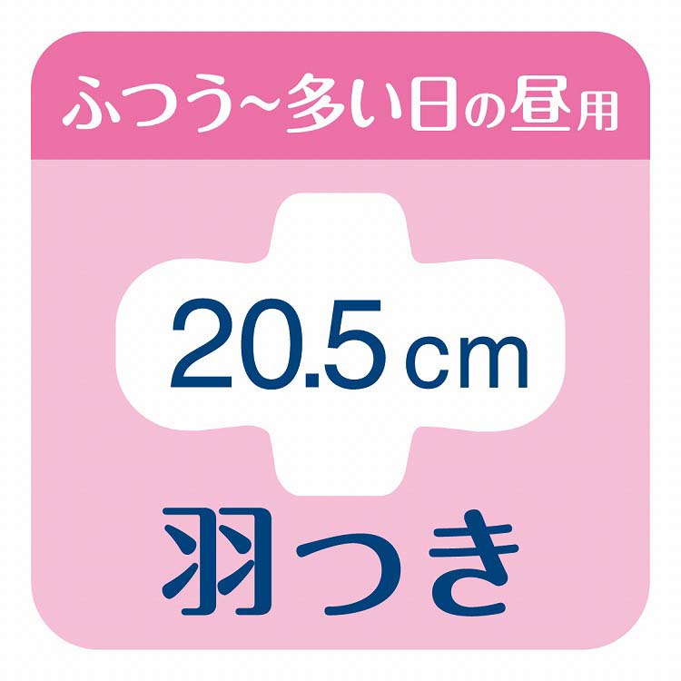 エリス 新・素肌感 多い昼〜ふつうの日用 羽つき ( 20枚入 )/ elis