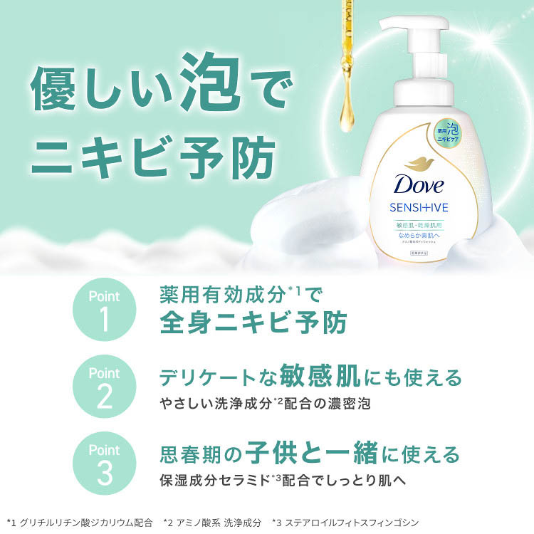 Dove(ダヴ) 薬用 ニキビケア 泡ボディウォッシュ 詰め替え ( 430g