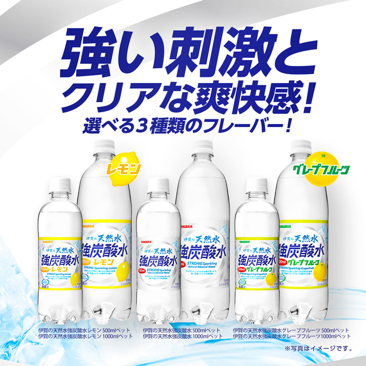 サンガリア 伊賀の天然水 強炭酸水 ( 500ml*24本入 )/ サンガリア 天然水炭酸水 : 4902179119148 : 爽快ドラッグ -  通販 - Yahoo!ショッピング