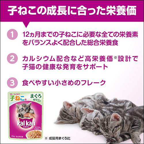 カルカン パウチ まぐろ ゼリー仕立て 子ねこ用 ( 70g*8袋入