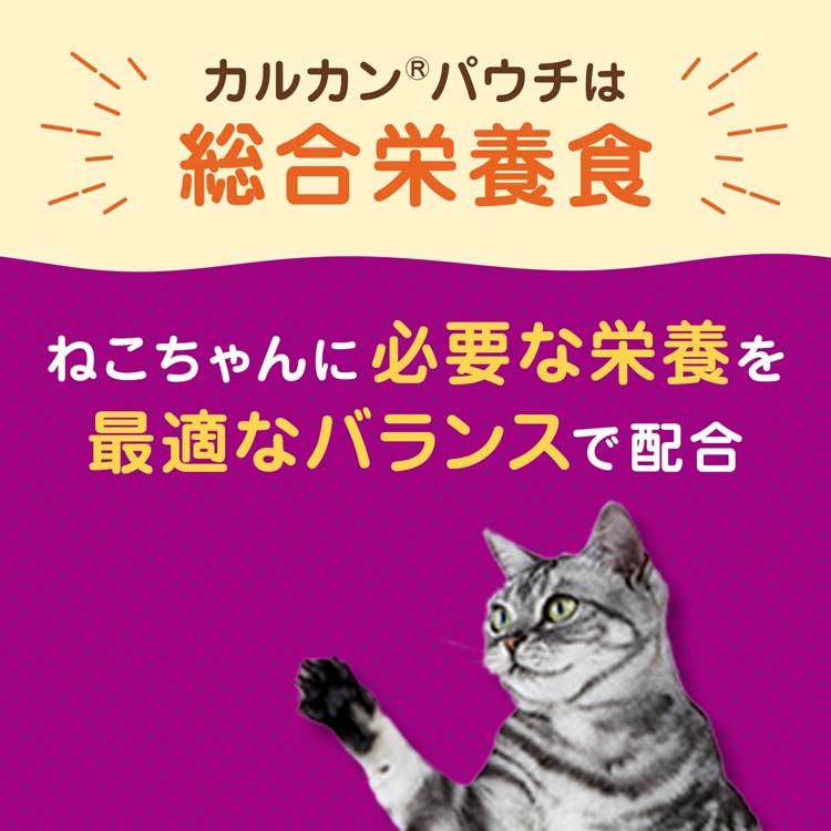 カルカン パウチ やわらかパテ まぐろ・かつお・ささみ入り ( 70g*16袋 