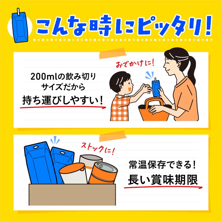 ピクニック ヨーグルト ( 200ml*24本入 )/ 紙パック 常温保存