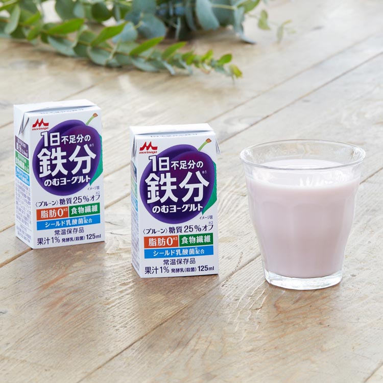 森永 1日不足分の鉄分 のむヨーグルト ( 125ml*24本入 )/ 1日不足分の鉄分 ( 鉄分 常温保存 脂質0 ) :  4902720143523 : 爽快ドラッグ - 通販 - Yahoo!ショッピング