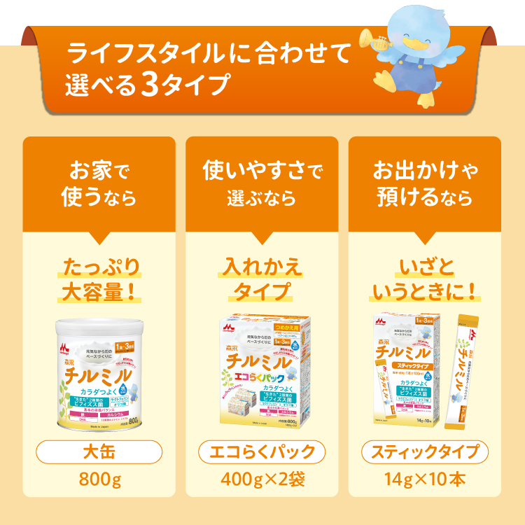 森永 チルミル エコらくパック つめかえ ( 800g )/ チルミル