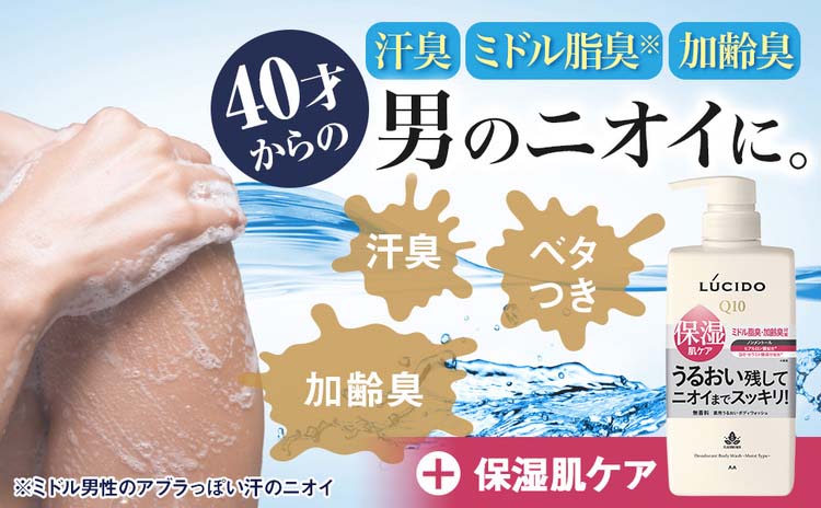 ルシード 薬用デオドラントボディウォッシュ うるおいタイプ つめかえ