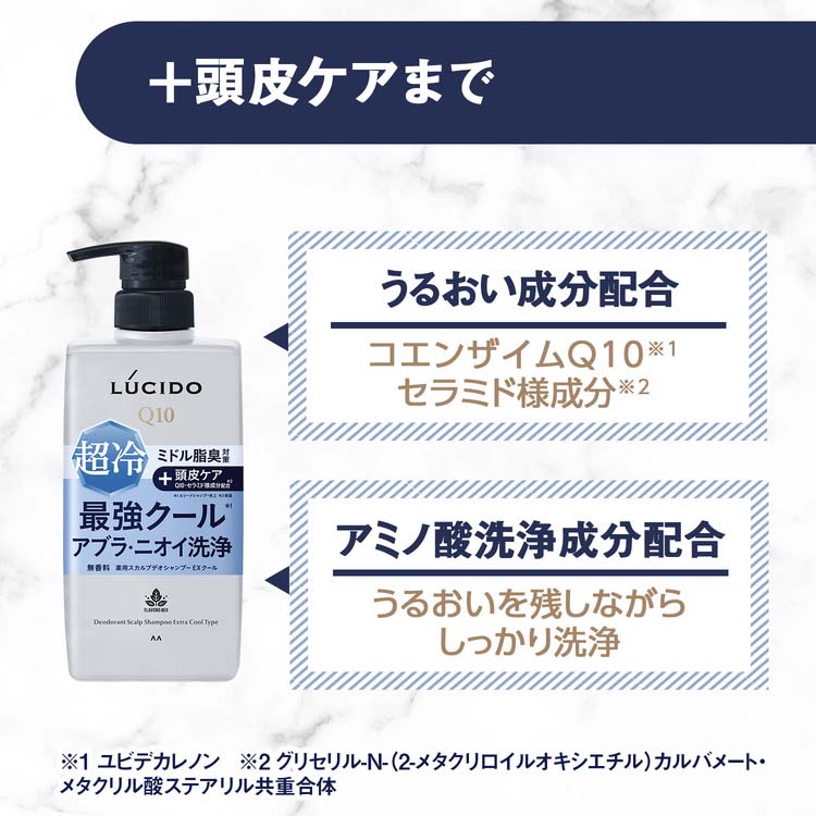 ルシード 薬用スカルプデオシャンプー EXクールタイプ ( 450ml )/ ルシード(LUCIDO)