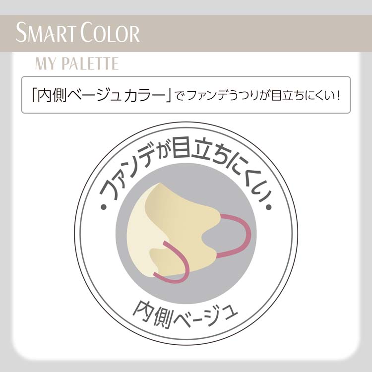 【限定値下】TÓUS BEAUX モイスチャークリーム SMART COLOR MyPalette Beige×Burgundy ふつう 不織布マスク ( 20枚