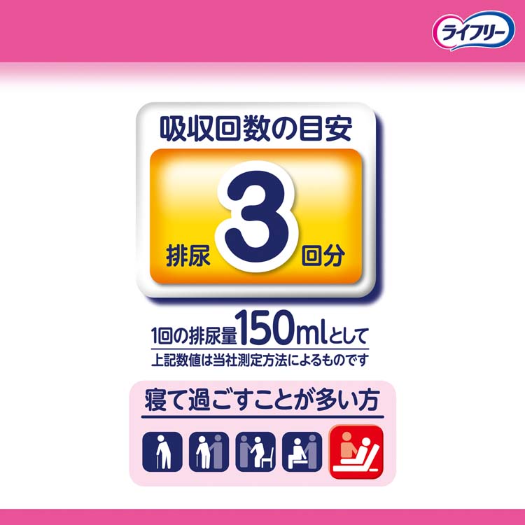 ライフリー あんしん尿とりパッド スーパー 男女共用 ( 33枚