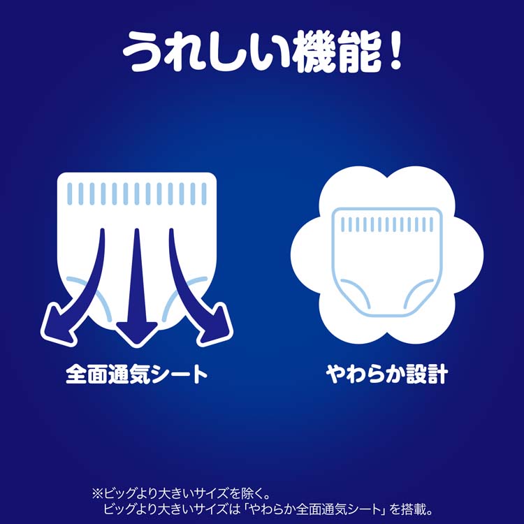 マミーポコ夜用パンツビッグ大 13kg〜28kg 紙おむつ パンツ ( 22枚入