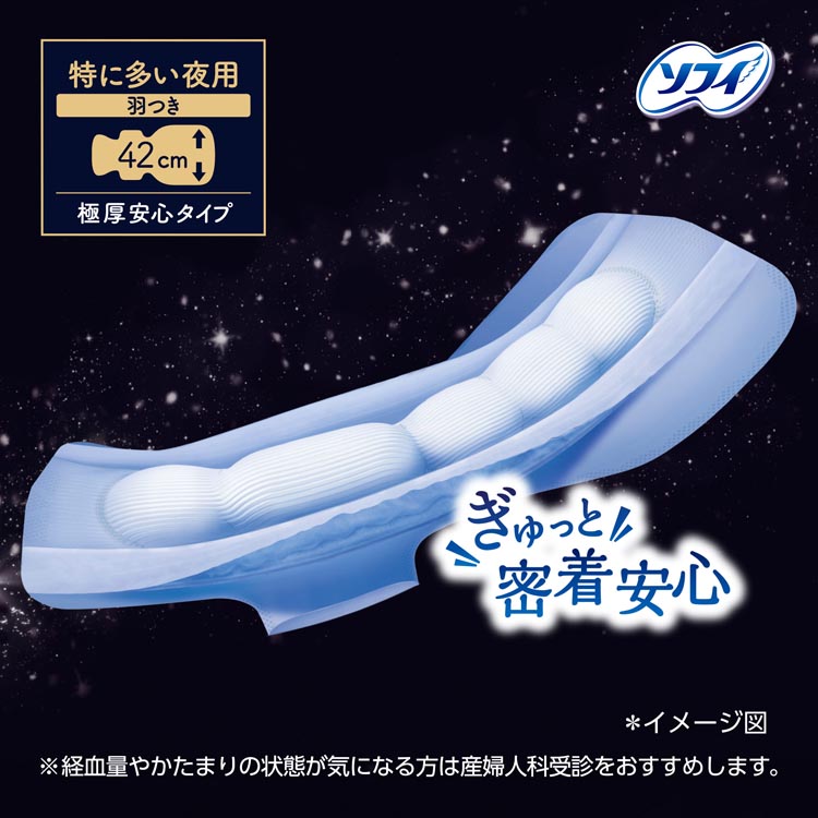 ソフィ 超熟睡おやすみプレミアム 極厚420 夜用 ( 10枚入