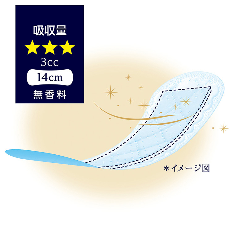 ソフィ kiyora 贅沢吸収 Ag ふつう用 無香料 14cm ( 62枚入