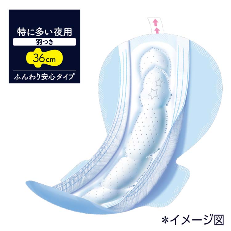 ソフィ 超熟睡ガード 特に多い夜用 羽つき 36cm ( 12枚入