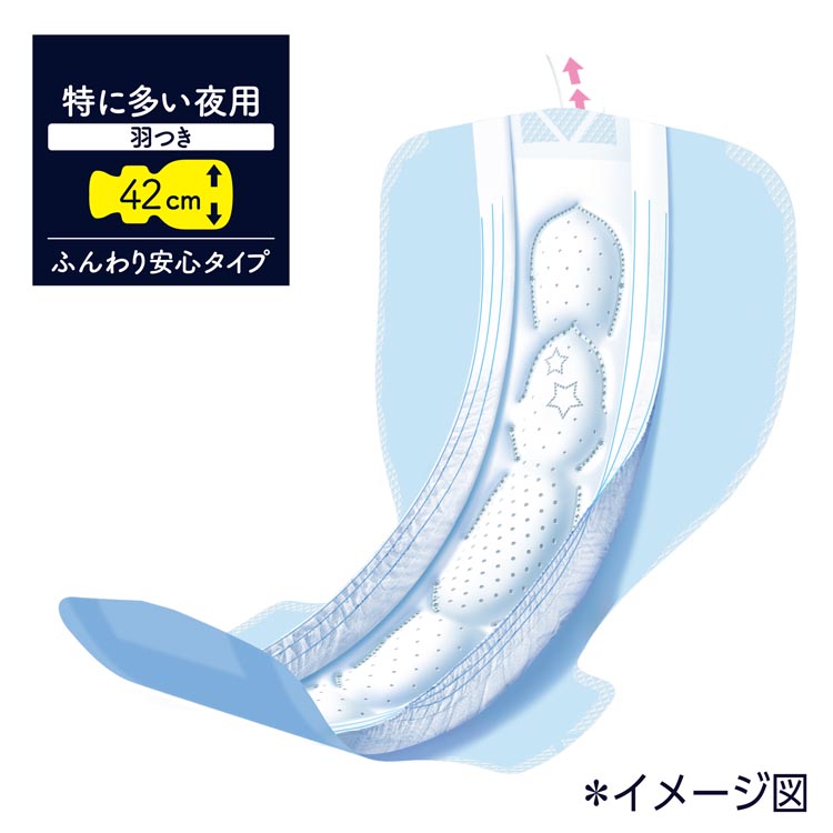 ソフィ 超熟睡ガード 特に多い夜用 羽つき 42cm ( 10枚入 ソフィ 超熟睡ガード 特に多い夜用 羽つき 42cm ( 10枚入
