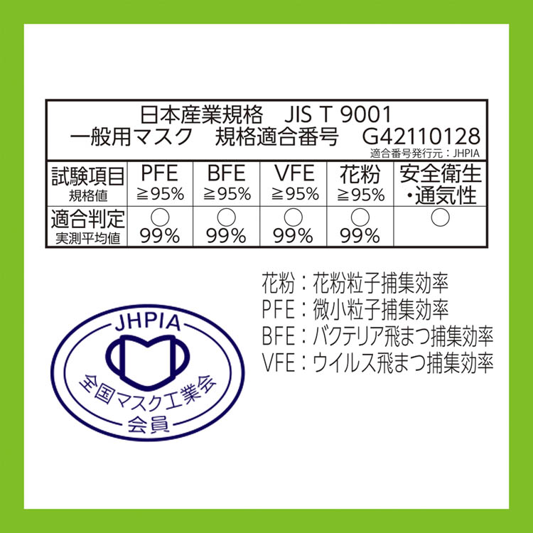 超快適マスク 低学年専用 かぜ・花粉用 プリーツタイプ 不織布マスク
