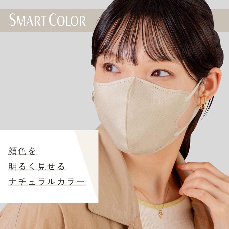 SPUN KUCHIRAKU MASK 小さめ グレージュ | iSDGマスク