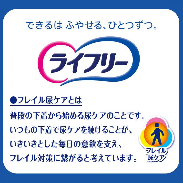ライフリー いつもの下着で安心パッド 100cc 紙パンツをすすめる前に