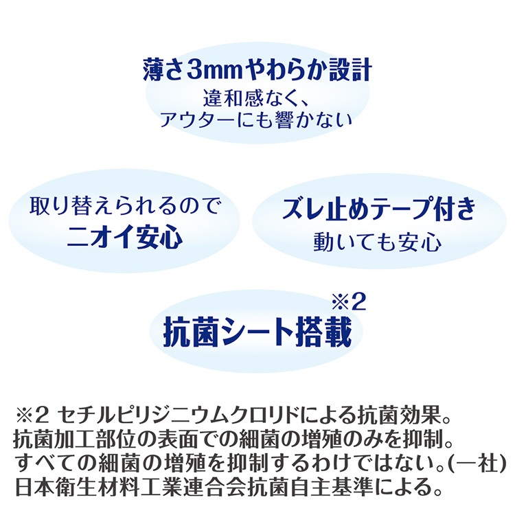 ライフリー さわやかパッド 軽い便モレ用 軽い便もれにお困りの方へ