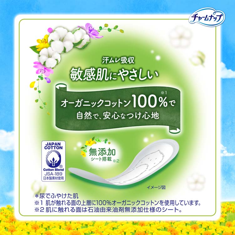 チャームナップ吸水さらフィパンティライナーコットン微量用 5CC 17.5 チャームナップ吸水さらフィパンティライナーコットン微量用 5CC 17.5