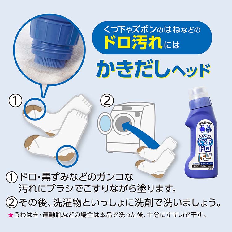 トップ ナノックス 部分洗い剤 エリそで用 詰め替え大容量 ( 650g