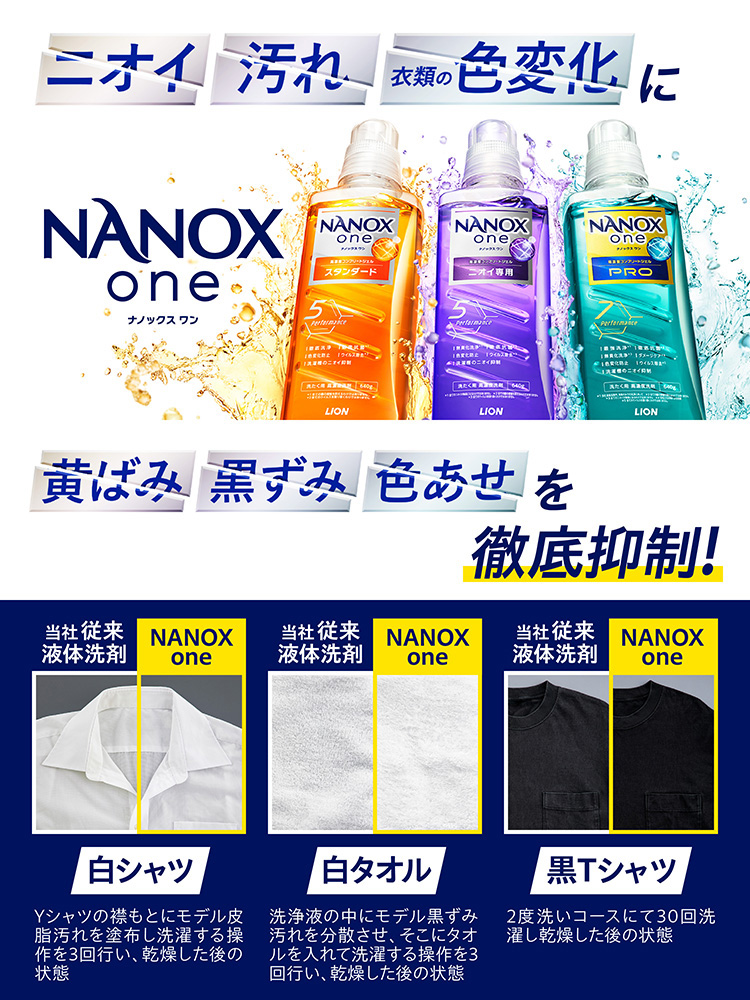 ナノックスワン NANOXone スタンダード 洗濯洗剤 本体大 ( 640g