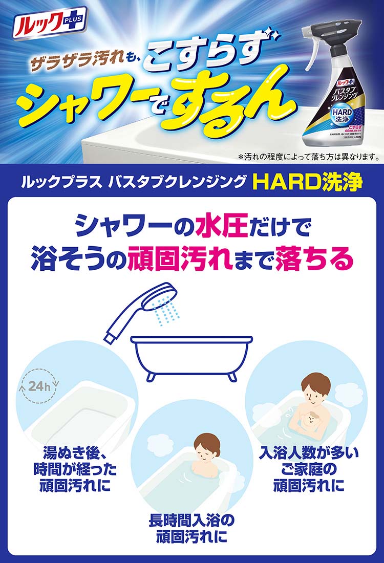 ルックプラス バスタブクレンジングHARD洗浄 つめかえ用特大サイズ
