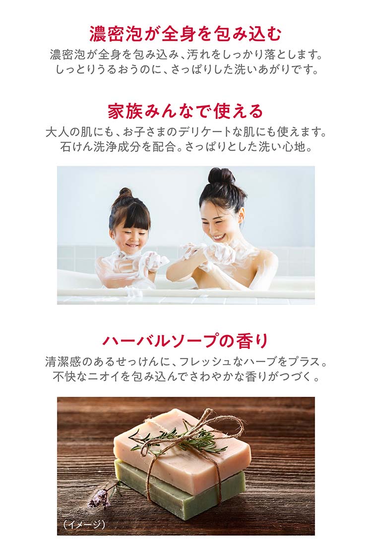 hadakara 薬用デオドラント モイストボディケアソープ ハーバルソープ