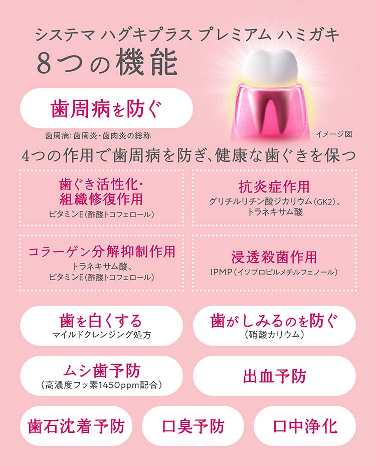 システマ ハグキプラス プレミアム ハミガキ ロイヤルハーブミント