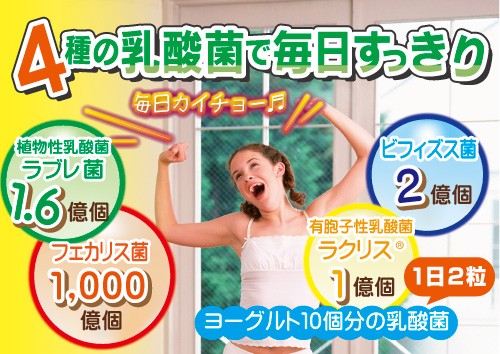 ヨーグルト10コ分の乳酸菌 ( 200mg*62粒 )/ : 爽快ドラッグ - 通販