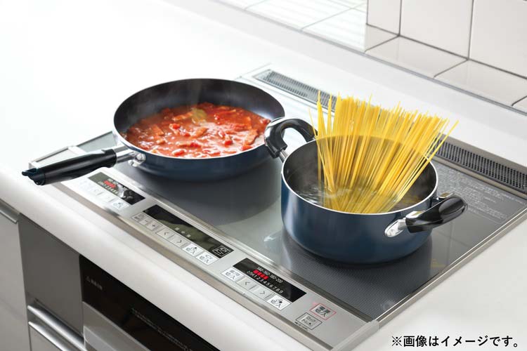 スティージII IH対応 両手鍋18cm ＆フライパン 3点セット MB