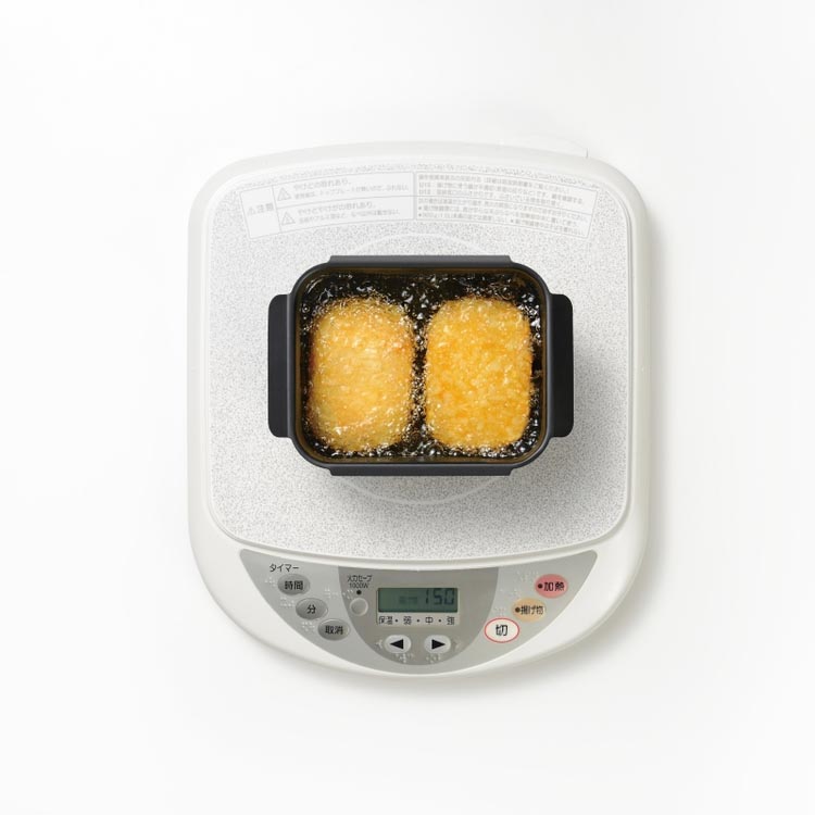 和平フレイズ ポコフリット IH対応角型揚げ鍋ミニ(アミ付) RB-3348 ( 1