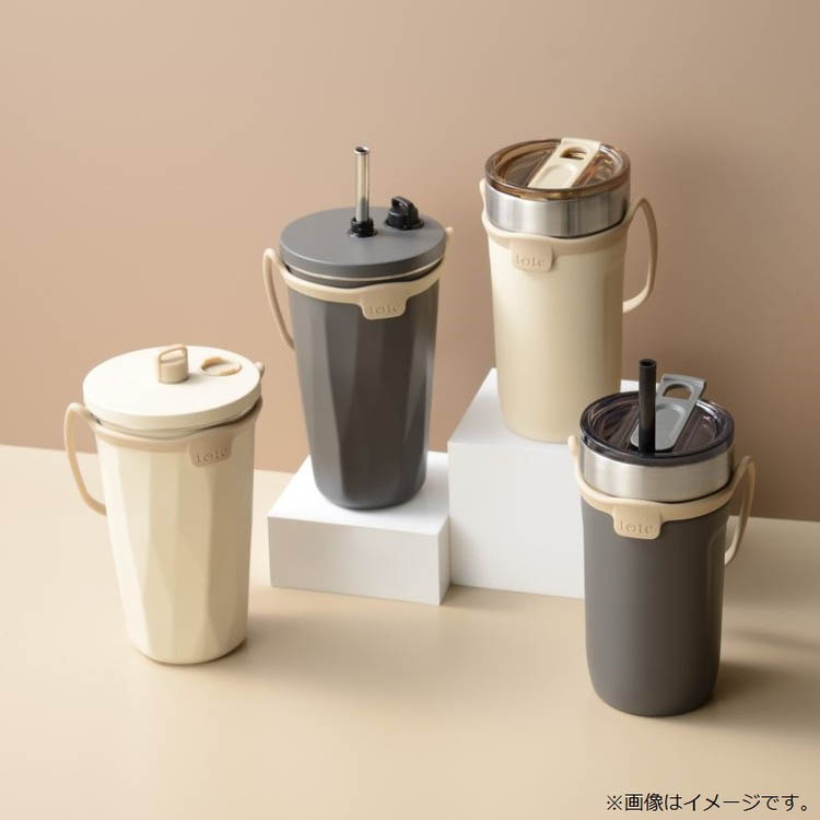 和平フレイズ トート ストロー付2Wayタンブラー 570ml アイボリー RH
