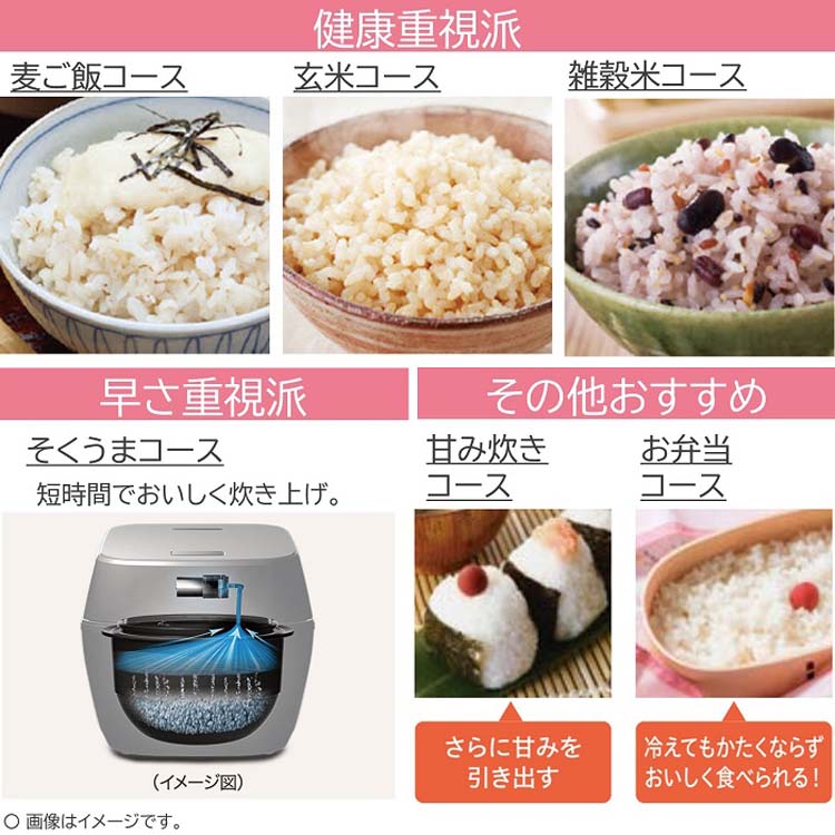 東芝 真空IHジャー炊飯器 炎匠炊き 5.5合 RC-10VRV K ( 1台 )/ 東芝
