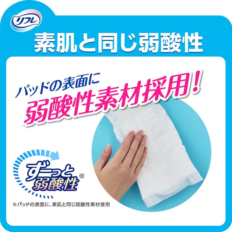 リフレ ひとりで簡単装着 紙パンツ用パッド 2回吸収 ( 72枚入 )/ 尿