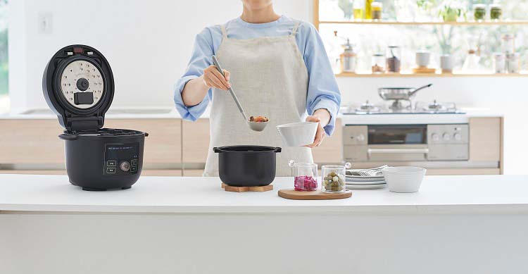 TIGER COK-A220 KM 電気圧力鍋 ブラック 電気圧力鍋＜TIGER COOKPOT＞ COK-A220 - タイガー魔法瓶