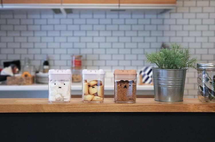 miffy／boris キャニスター 顔だけミッフィー ( 1個 )/ miffy : 爽快