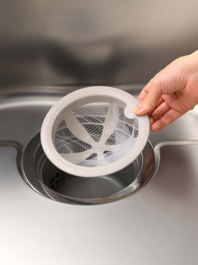 レイエ シンク掃除が楽になる排水口ネットホルダー グレー LS1571 ( 1