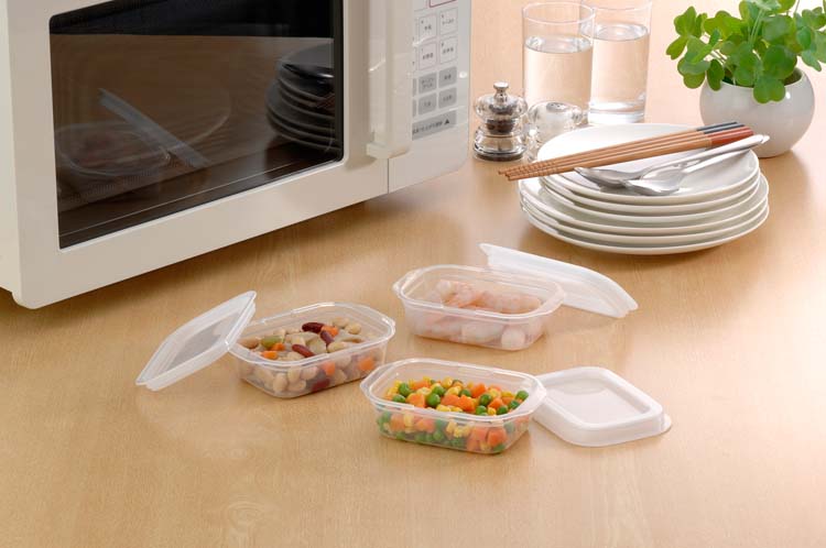 楽ちんパック 角型 クリアーホワイト 9個セット ( 1セット ) : 爽快